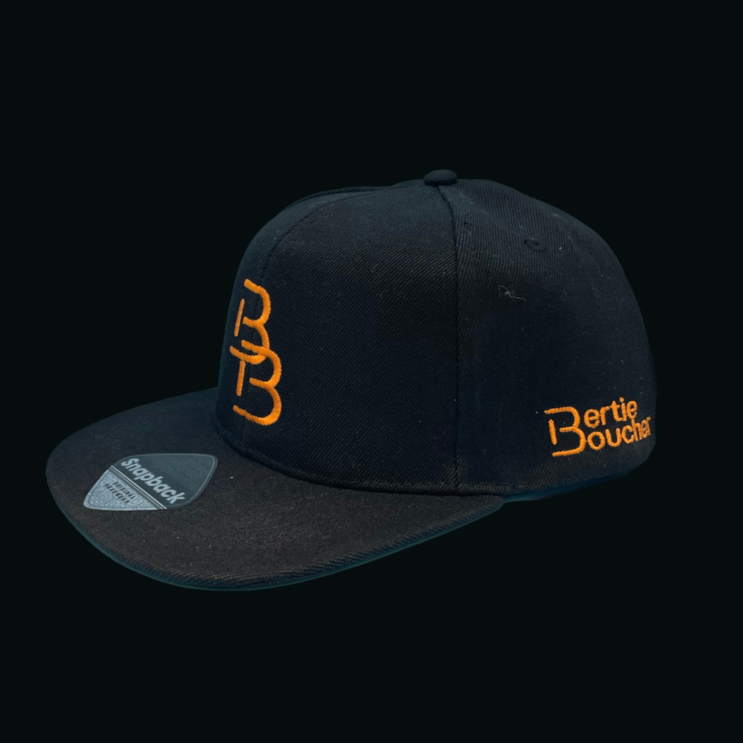 Bertie Boucher Snapback - Orange and Black image 0