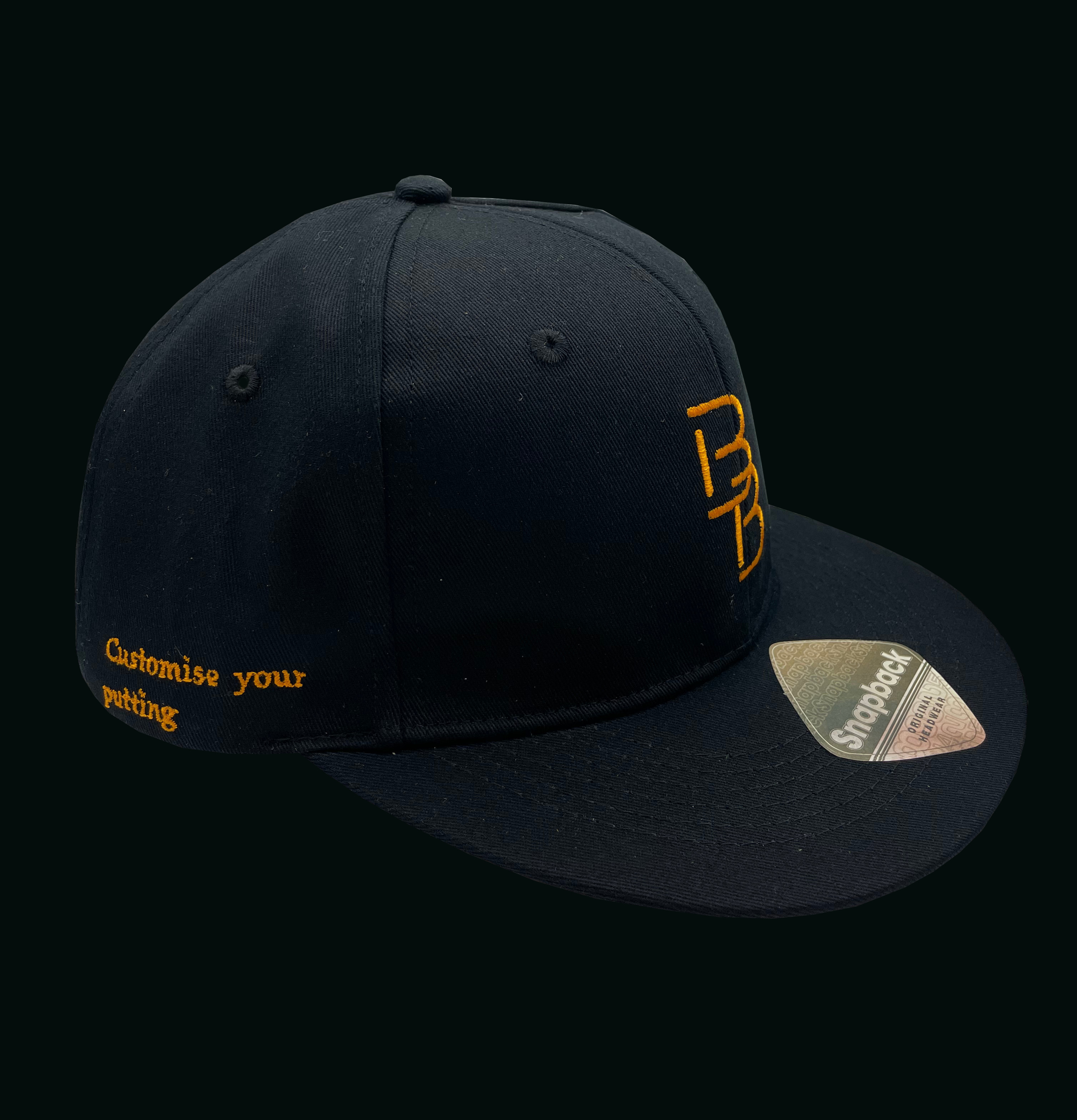 Bertie Boucher Snapback - Orange and Black image 1
