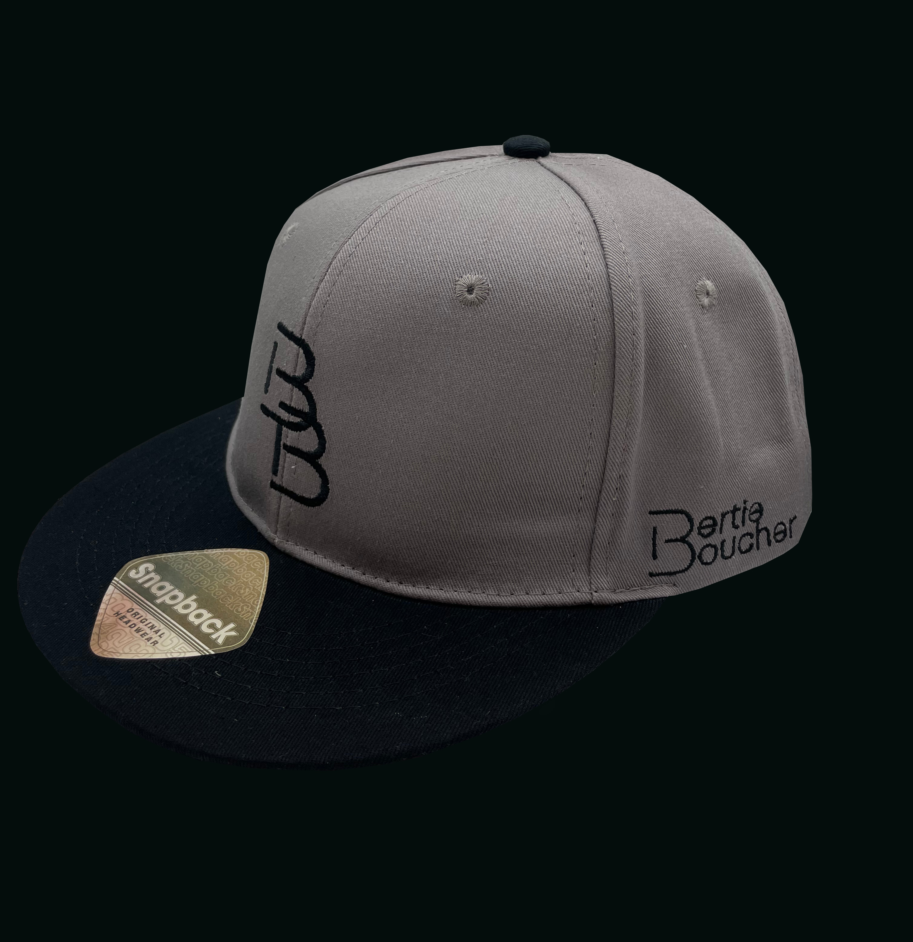 Bertie Boucher Snapback - Grey and Black image 0